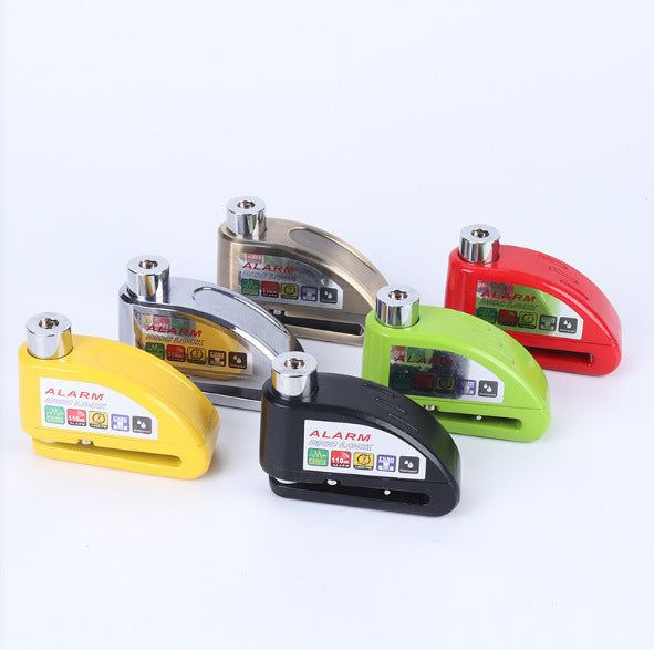 Disc brake lock/alarm