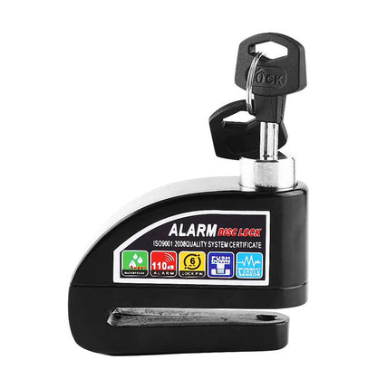 Disc brake lock/alarm